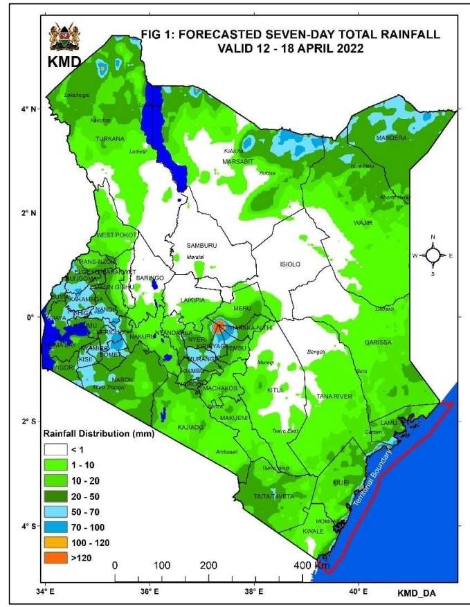 Rains pour Overnight after drought bites the western part of Kenya