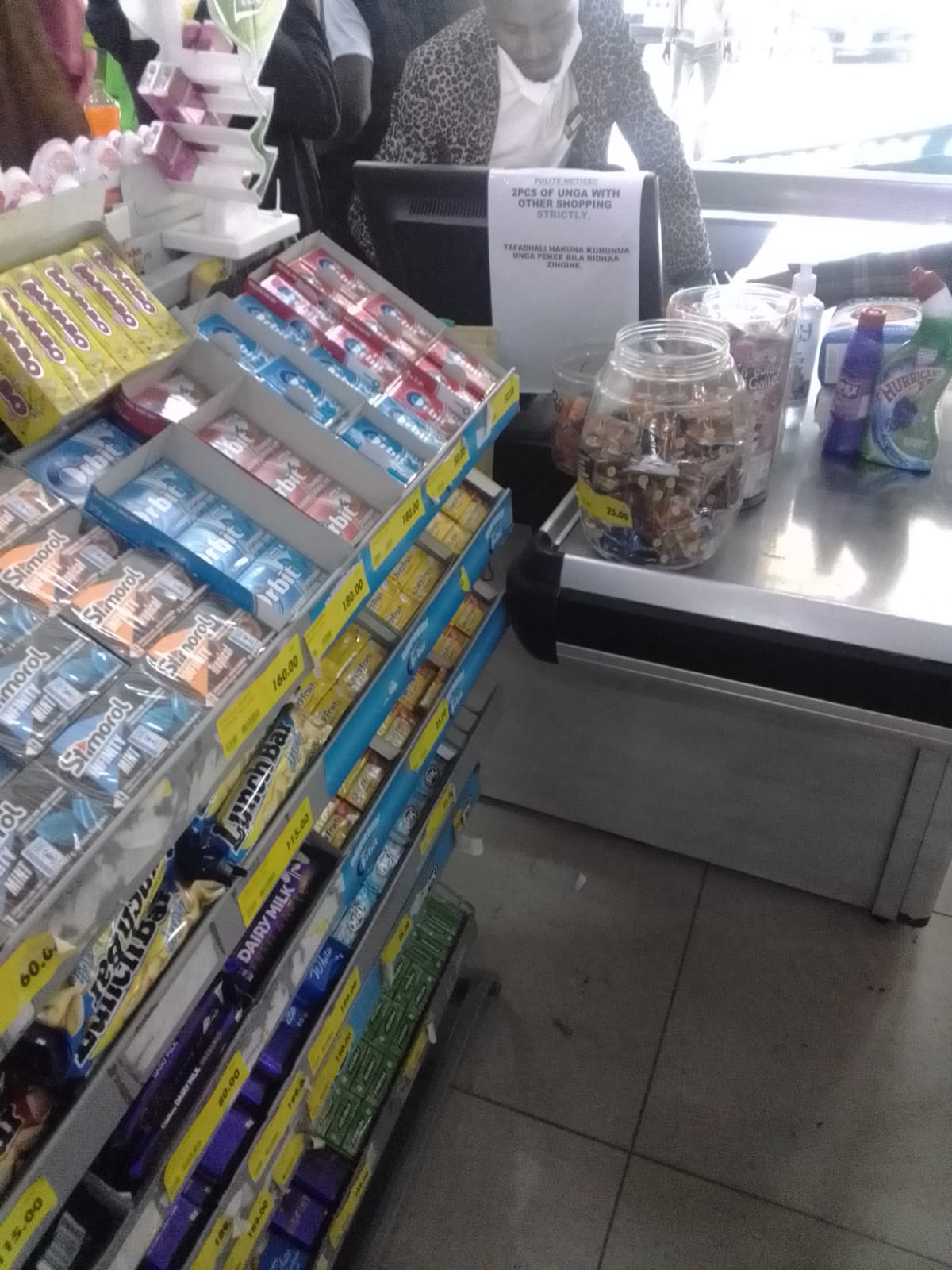 Magunas Supermarket Utawala spotted forcing Customers buy goods worth 5000/=
